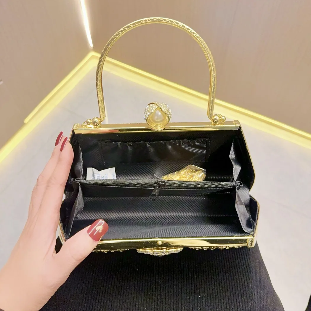 J147 Bags 2025 Sweet Memory Handbag with Diamond Inlay Socialite Cheongsam Banquet Bag Women's Handbag Crossbody Dinner Bags