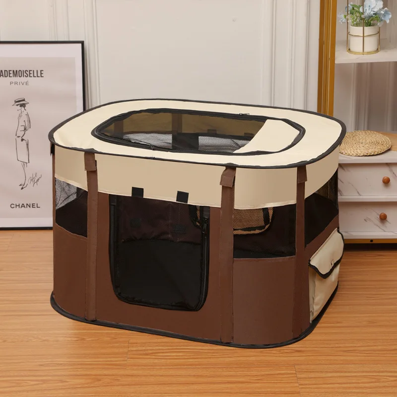 Pet Supplies Cat Kennel Dog Cage Closed Pet Fence Tent Large Space Kitten Delivery Room