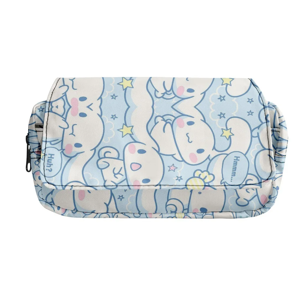 Nieuwe Cartoon Cinnamoroll Etui Grote Oren Hond Jade Hond Sanrio Dubbellaags Potlood Tas Student Multifunctionele Pen Box