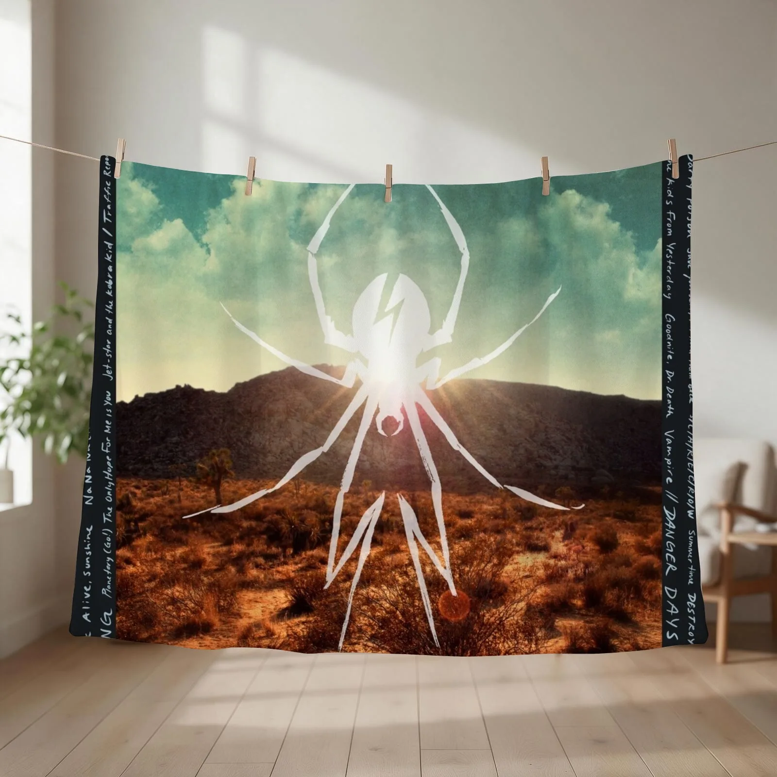 Danger Days Tapestry Throw Blanket Soft Plush Plaid Winter beds Sleeping Bag Multi-Purpose Blankets