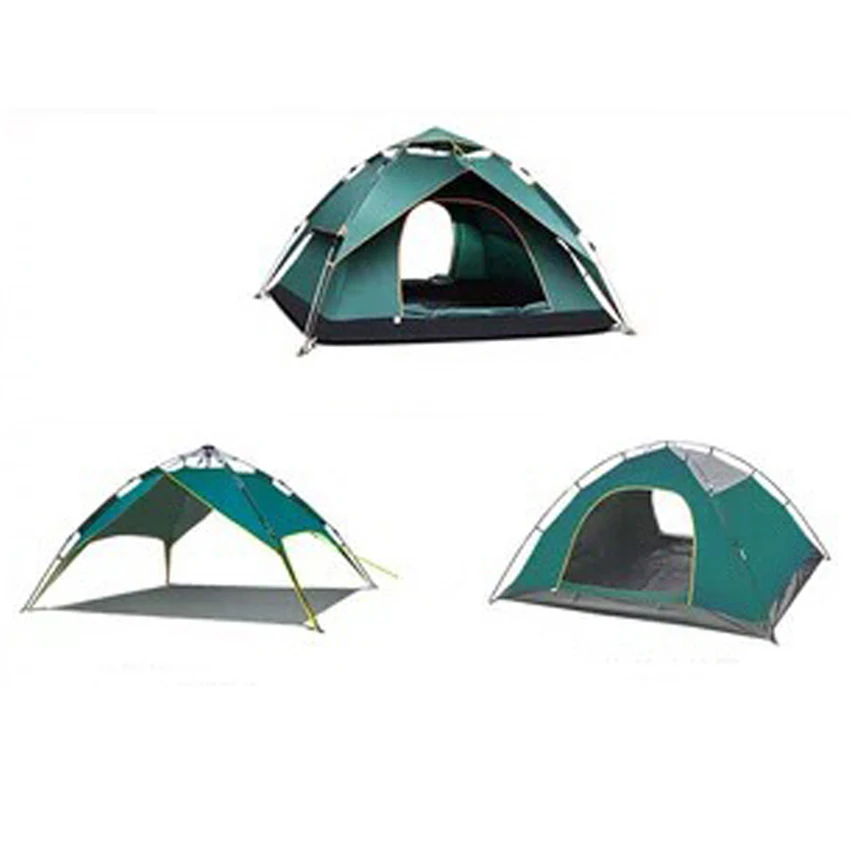 Solar Tent Light Middle East Alpine Seaside Automatic Tent 2-3 Person Frame Tent De Camping