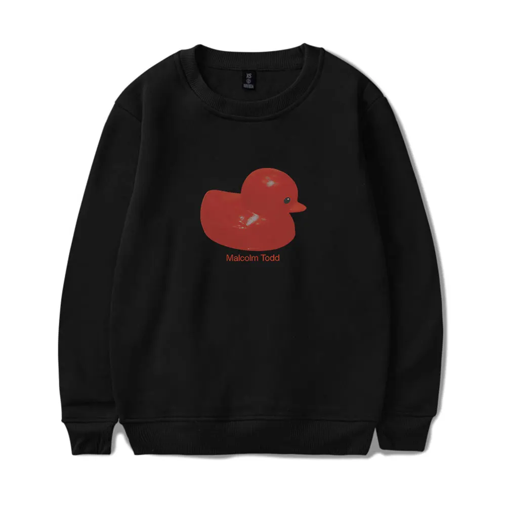

Malcolm Todd Duck Crew Neck Pullover Sweatshirt Unisex Graphic Print Casual Top for Workout Daily Lounging