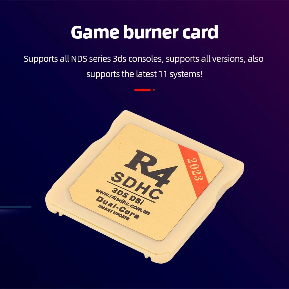 For R4 DS PRO/R4 GOLD RTS Adapter Burning Card Secure Digital Memory Card Game Card Portable Flashcard for NDS/NDSL Accessories