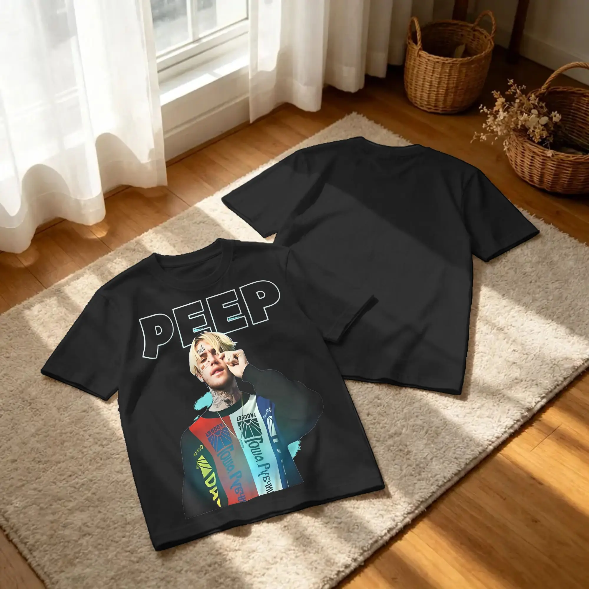Lil Peep Neon Peep T Shirts Men Women Cotton Vintage T-Shirt O Neck  Tees Short Sleeve Clothes Summer