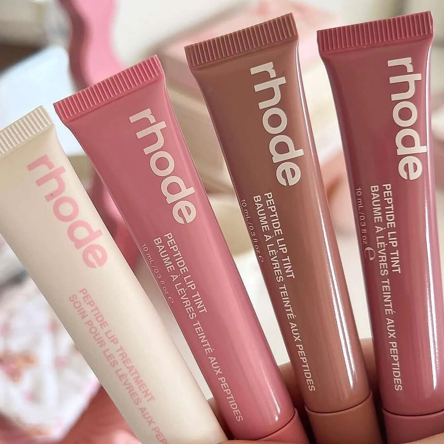 Rhode Skin Spring Lip Gloss Lip Balm Smoothing Lipstick Lines Lasting Nourishing Women Daily Care Makeup Moisturizer Blush Girl