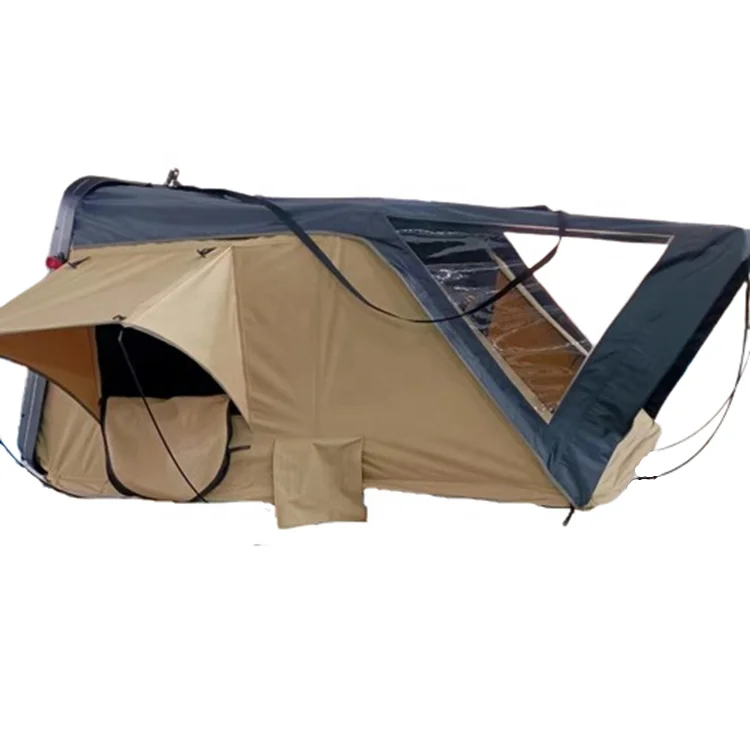 

4x4 Off-Road Roof Top Tent Lightweight 4-Person Camping Tent for Trucks Automatic Aluminum Pole with Canvas Fabric for Sale