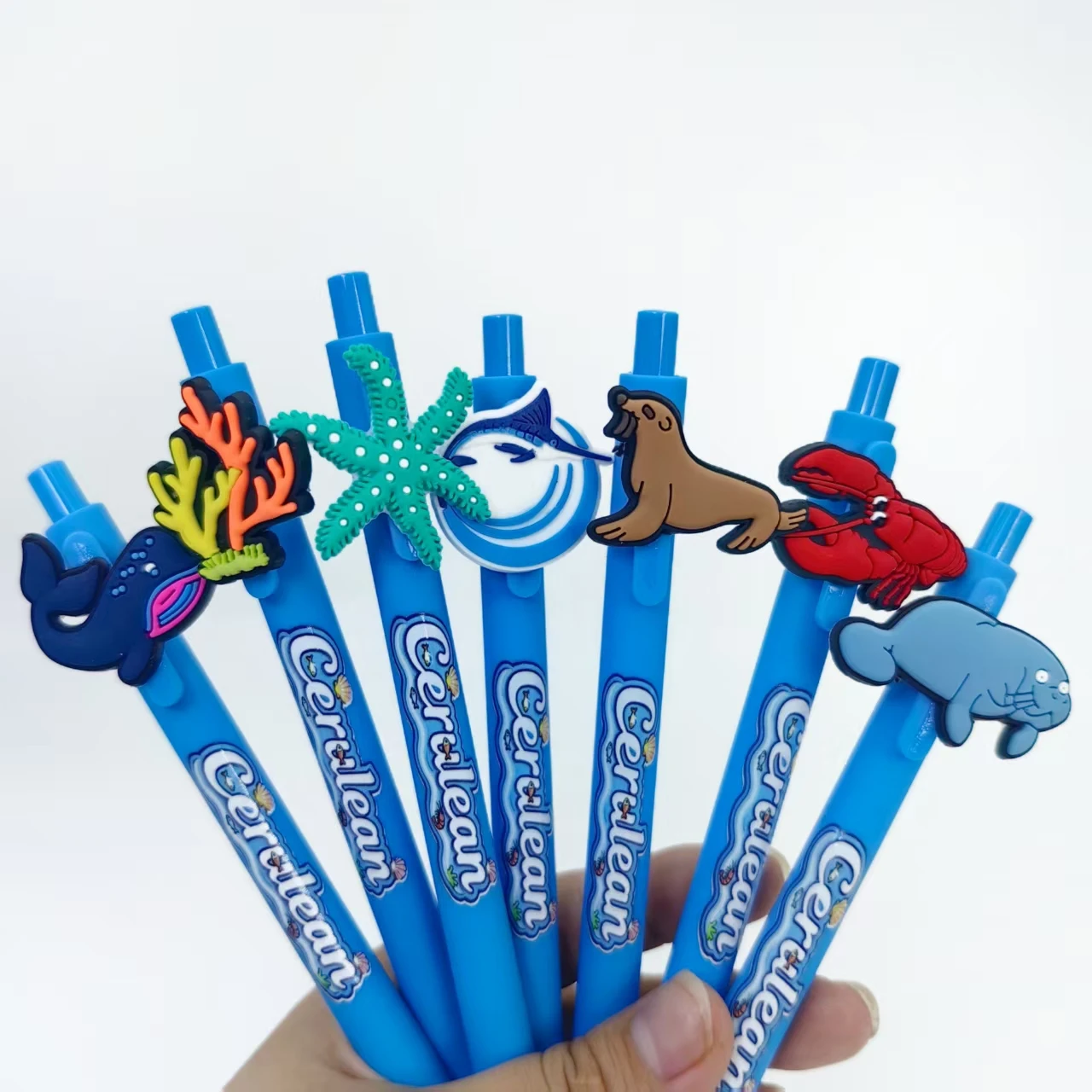 

Blue Ocean Series Student Signature Pen Set - 9pcs/15pcs Learning Ballpoint Pens Gift for Students