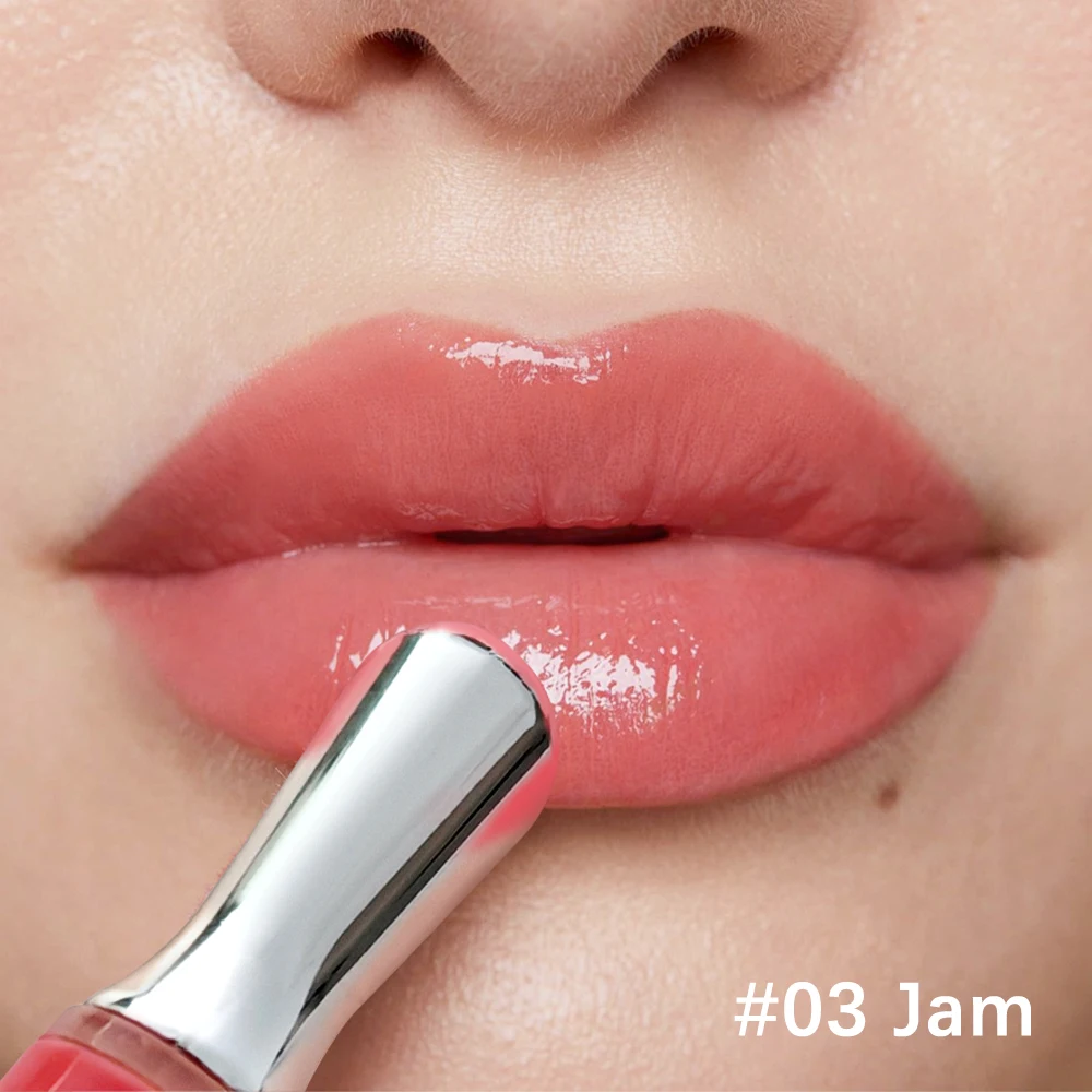 lakerain6 zestaw esencji do ust w kolorze trwałej nawilżającej, lekkiej linii ust nawilżającej, nawilżającej balsam do ust o zapachu miodowej róży