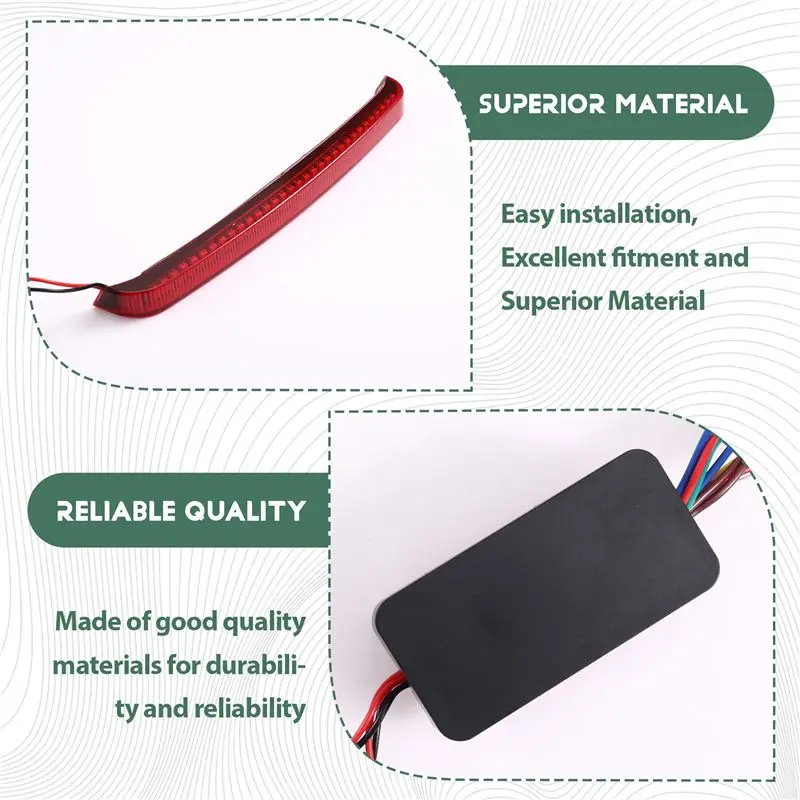 A09E-Motorcycle Saddlebag Light Dynamic Turn Signal Light LED Brake Light For Touring Models 2014-2023