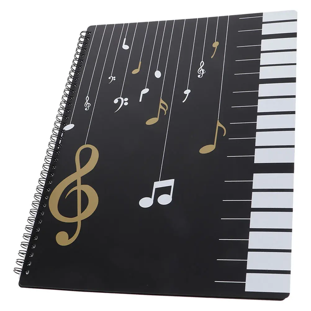 Heavy Duty A4 Music Score Folder Plastic Document Organizer for Sheet Music Piano Practice School Home Office File Protection