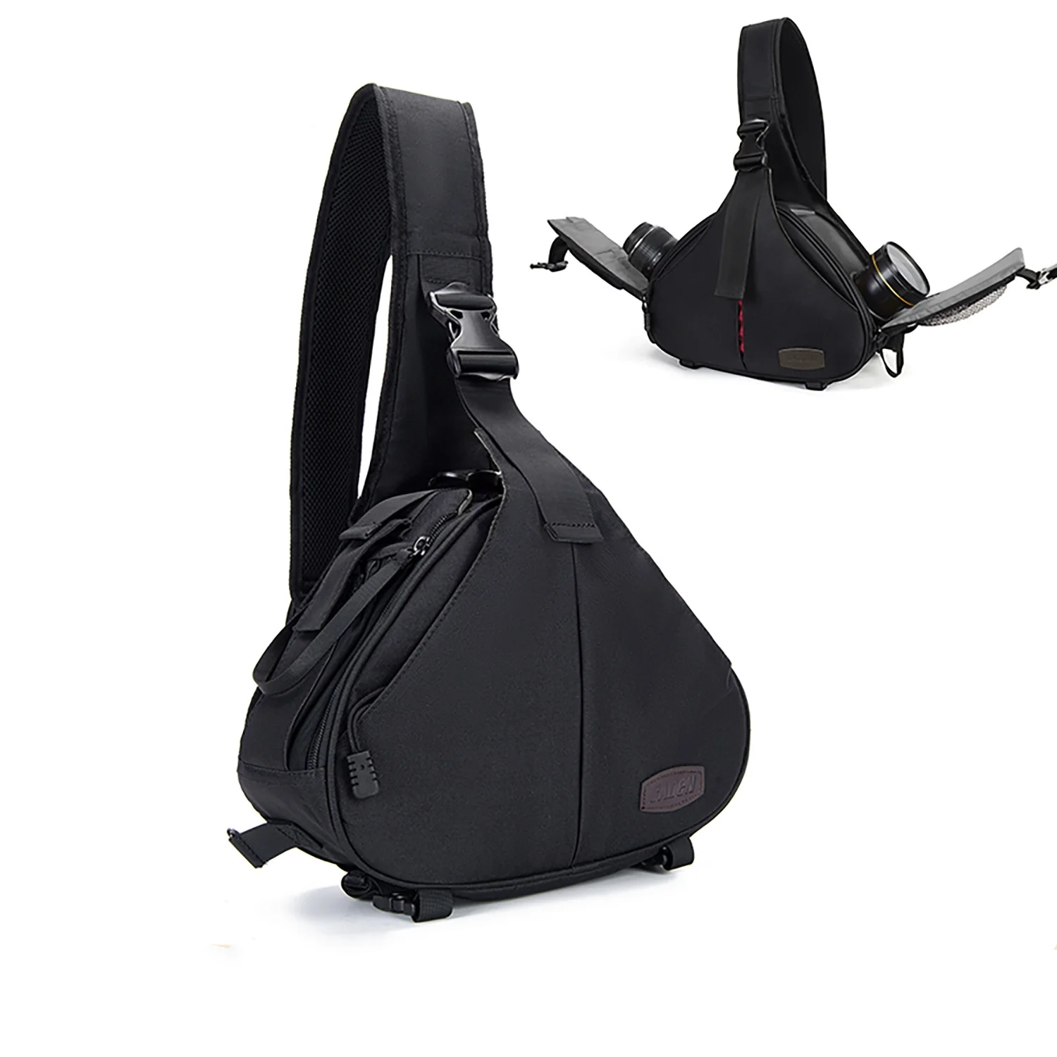 

Сумка для фотоаппарата, рюкзак на слинге, DSLR/SLR/беззеркальная поясная сумка для фотокамеры с держателем для штатива, рюкзак для фотосъемки Canon/Nikon/Sony/Fuji