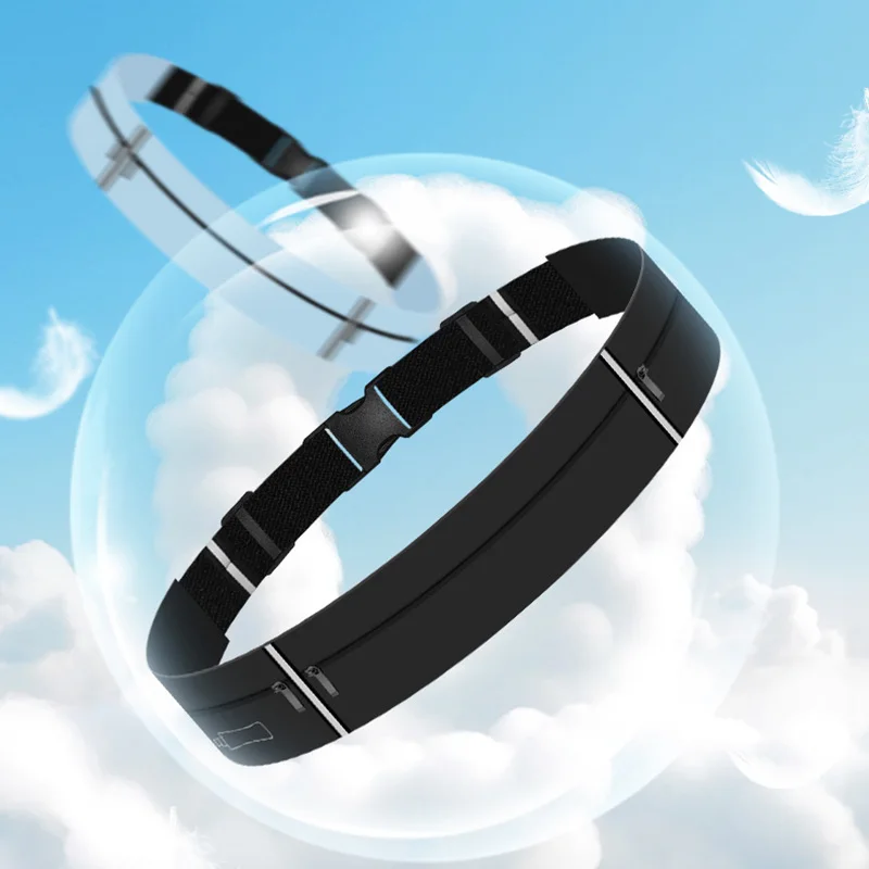 Unisex Running Belt Waist Bag Women Men Sport Fanny Pack Can Hold  Water Bottle 550ml Phone Pouch Jogging Gym Bags Hydration Run