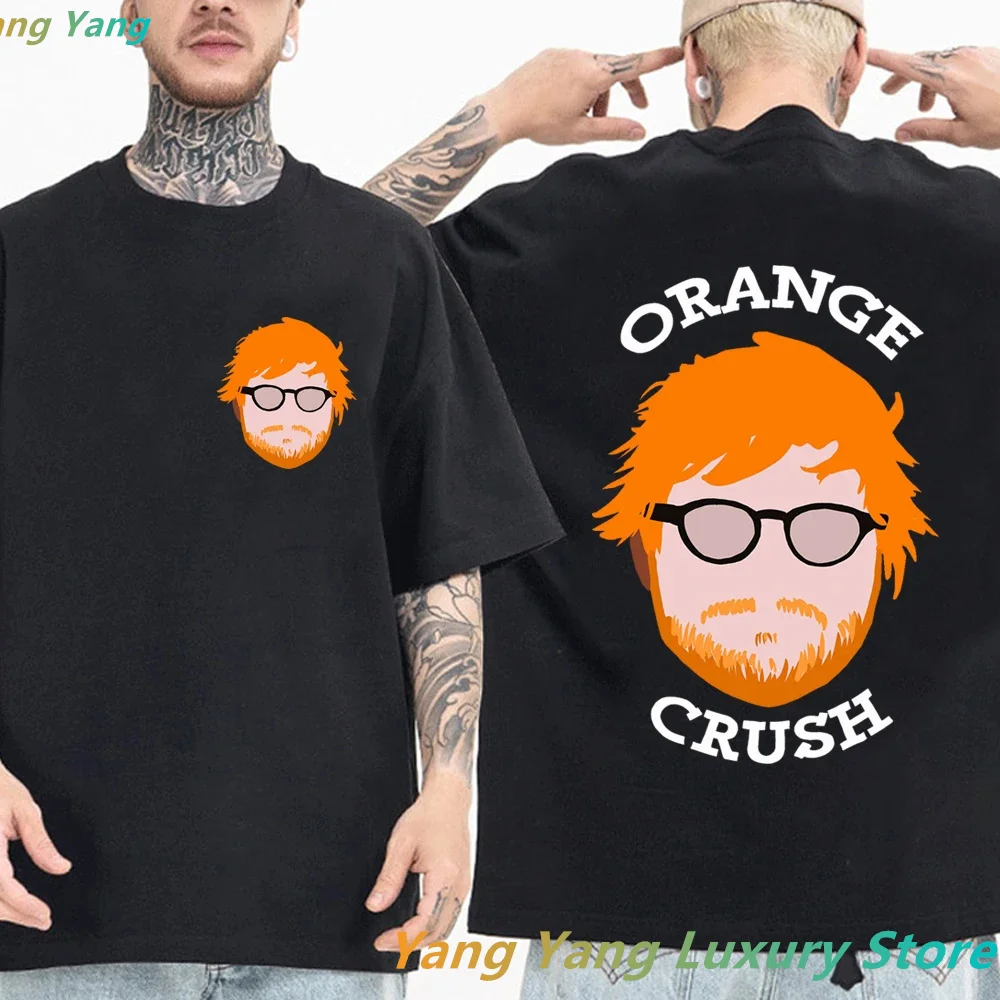 Ed Sheeran Music Hip Hop Harajuku Summer Men Cotton Tshirt Tops Men Woman Cotton Tshirt Casual O-neck Top Men Clothes