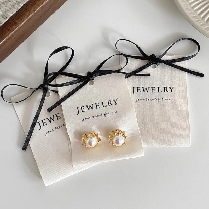 

Jewelry Cloth Cards 6x8.5cm(2.3x3.3inch) pack 100 Earring Studs Necklace Bracelcets Display Card