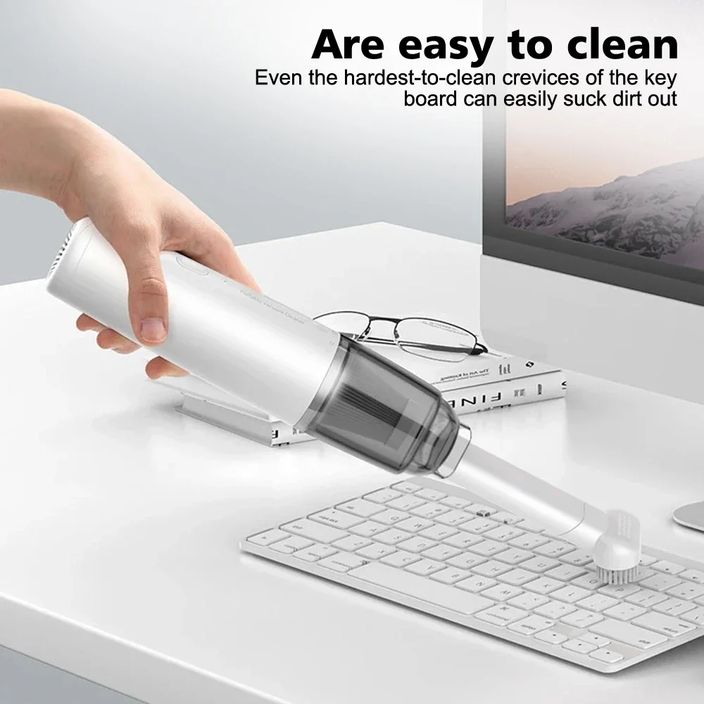 Car Vacuum Cleaner Electric Household Mini Portable High Power Handheld Wireless Powerful Dust Remover & Deep Cleaning Vacuum Mi