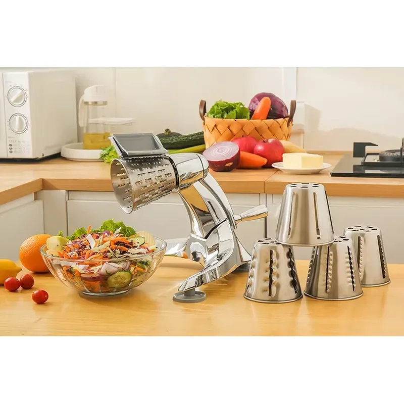 Household and kitchen tools Manual stainless steel vegetable cutters Cucumber slicers Potato grinders Salad cutters and