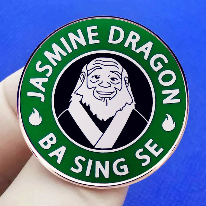 Personalized Diy Decorative Accessories Metal Badges Brooches Pins Clothing Reincarnable Divine Powers Emperor Alo Uncle Iro