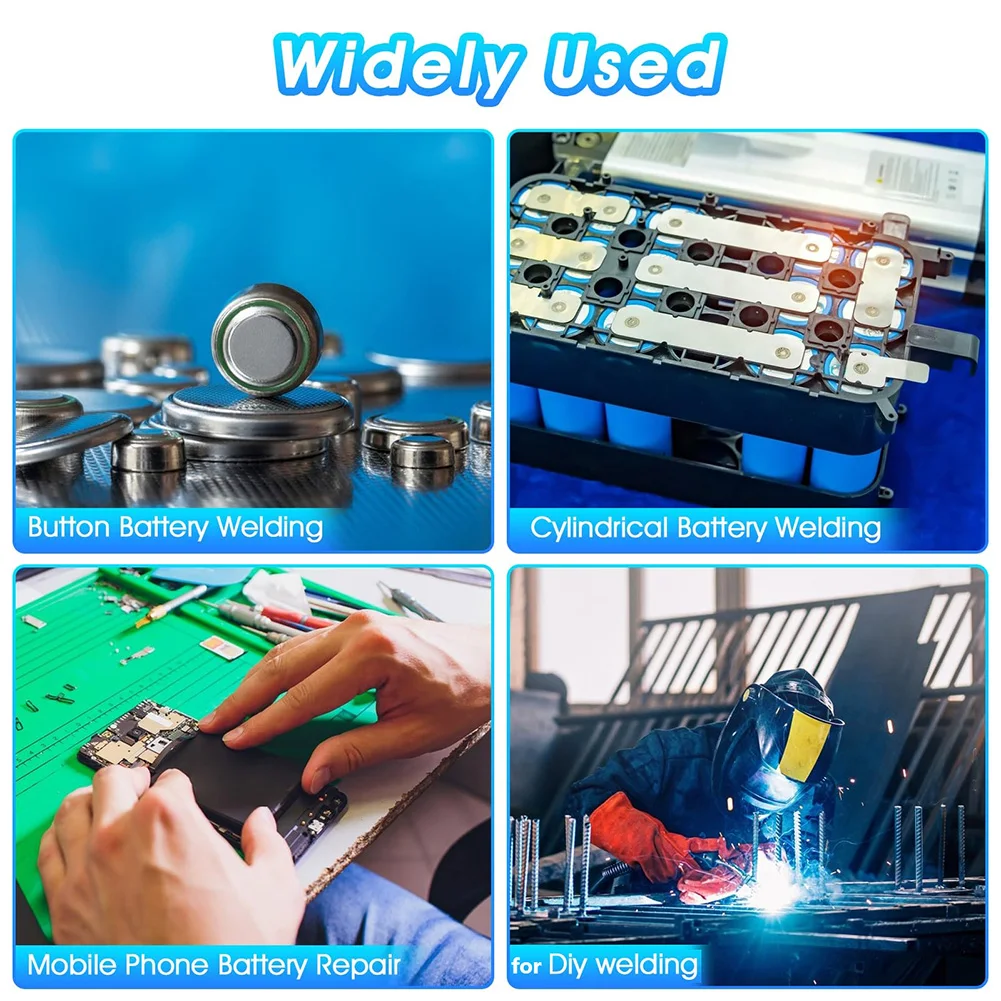 2025 Portable 11 Gears Adjustable Spot Welder Machine With LCD, Dual Mode, DIY Nickel Strip Battery Welding Tool