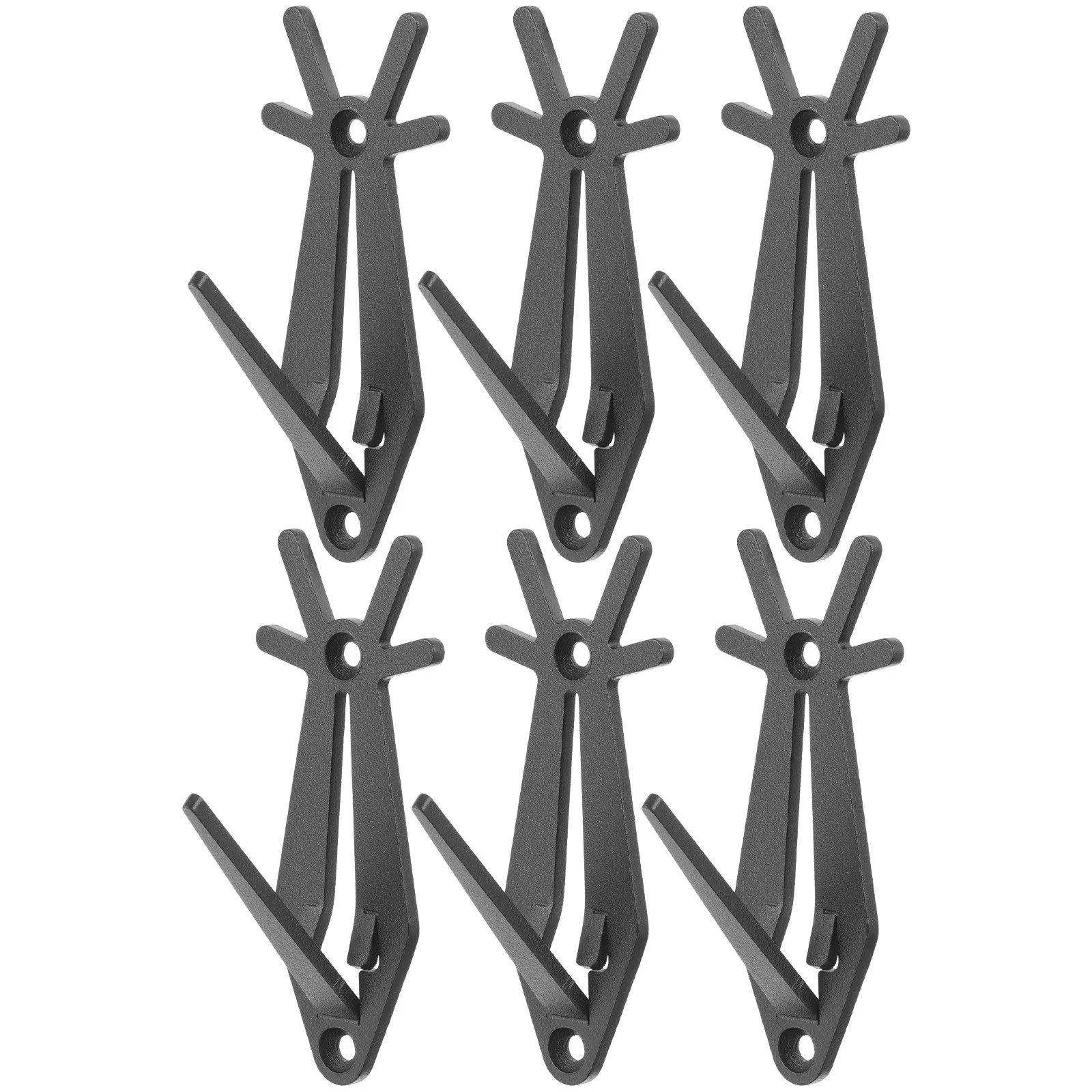 

Набор из 6 настенных крючков в форме оленьего черепа, из нержавеющей стали, для демонстрации и хранения коллекций, для использования внутри помещений