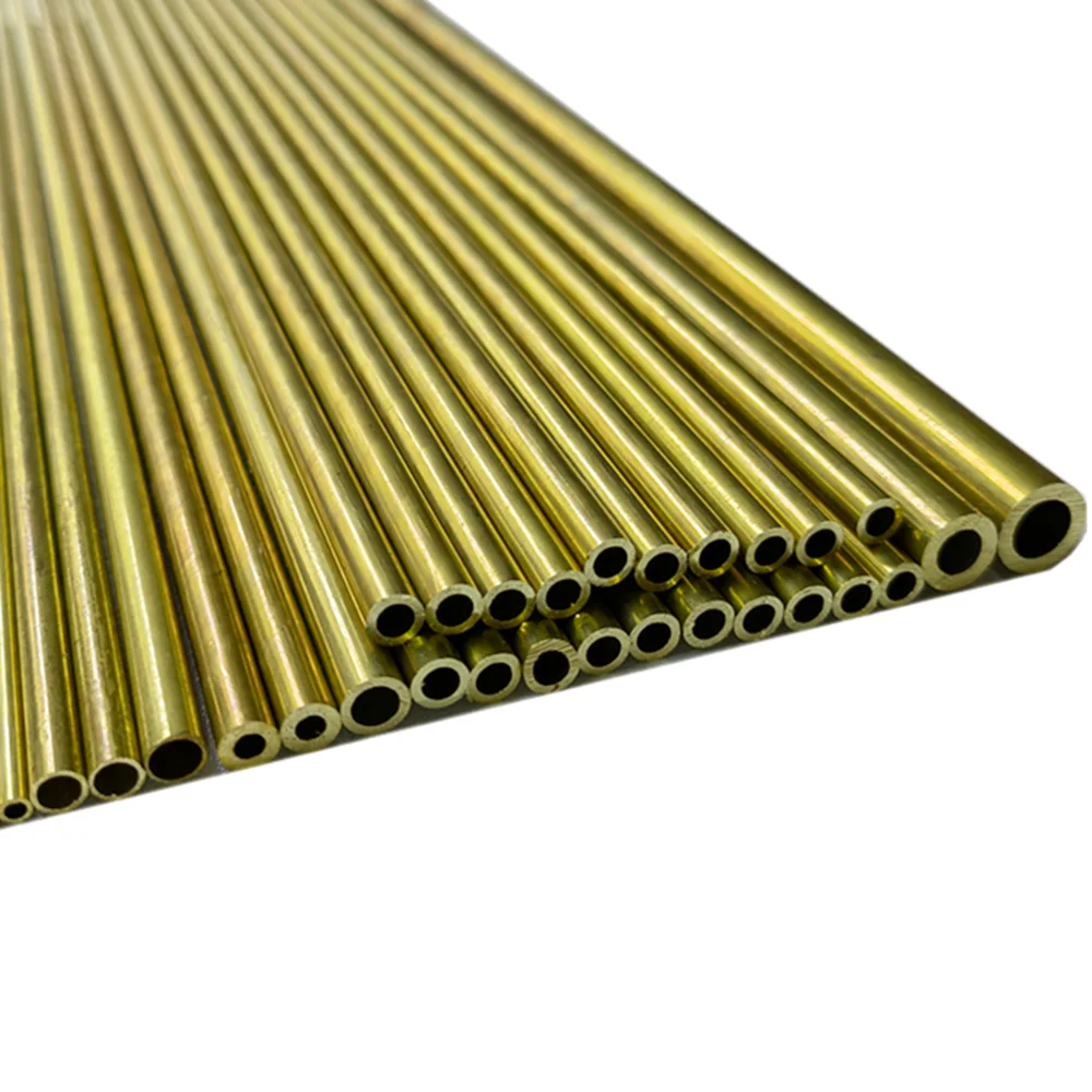 20pcs Brass Tube 20mm length 0.5mm 1mm thickness 2 3 4 5 6 7 8 9 10 mm Outer diameter