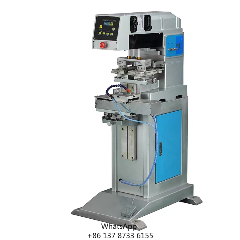 Large Oil Pan Monochrome Transfer Printing Machine 1-Color Pad Printer For Mobile Accessories Sealed Ink Cup