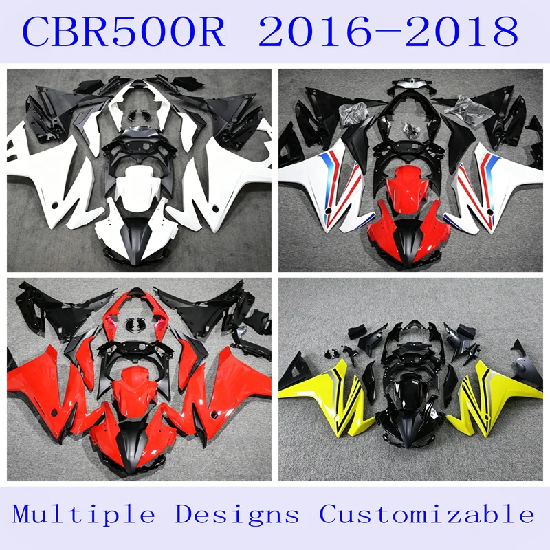 4 new Gift ABS fairing kit Suitable for Honda CBR500R 2016 17 2018 car modification parts Multicolor optional can be customized