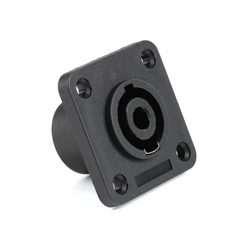 

ABKM 10PCS 4Pin Connector Female Jack Socket NL4 Power Jack Audio Connector Loudspeaker Amplifier Converter with Lock