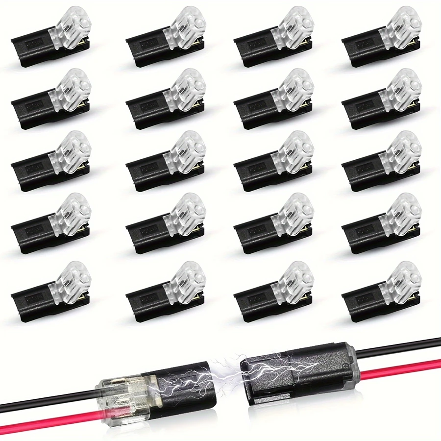 10-50pcs 2 Pin Way Plug Waterproof Electrical Connector Car Wire Cable Automotive Electrical Connector Strip Terminal Connection