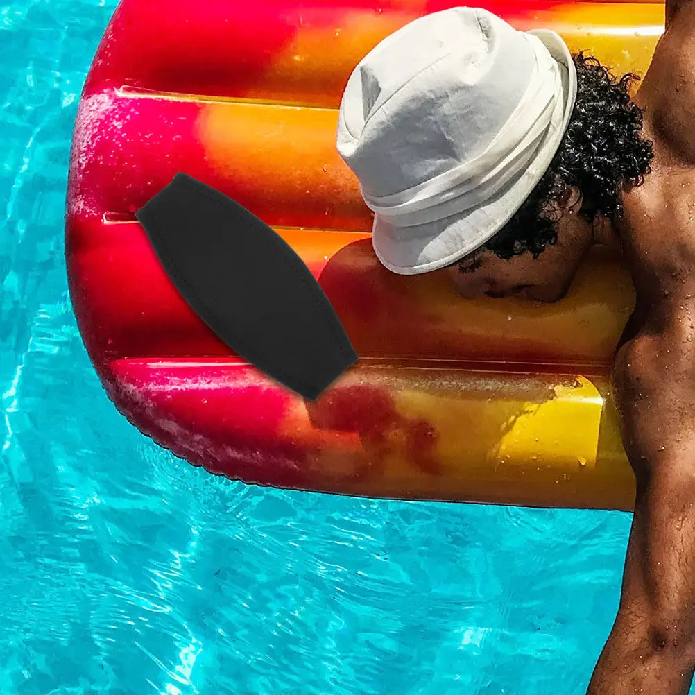 

Adjustable Swim Mask Face Strap Cover Hair Safe Soft Layered Neoprene Diving Snorkel Mask Strap for All Genders Unisex Use