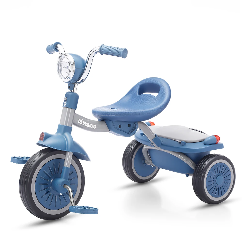 AliExpress NONE Kids Tricycle, 3 Wheel Baby Bicycle Toy, 1-5 Year Old Toddler Balance Bike, 4 in 1 Kids Trike, for Boys Girls Gift Present
