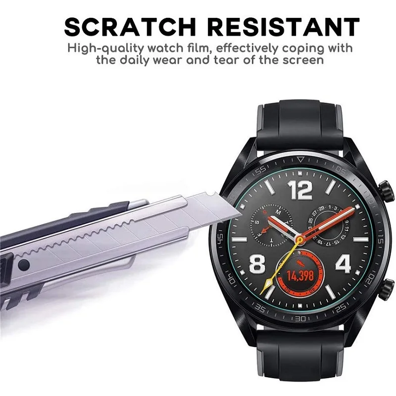 3PCS Smart Uhr Screen Protector für Huawei GT2 46MM Ehre Uhr Magie 2 46mm Gehärtetem Glas Anti-Scratch Schutz Film