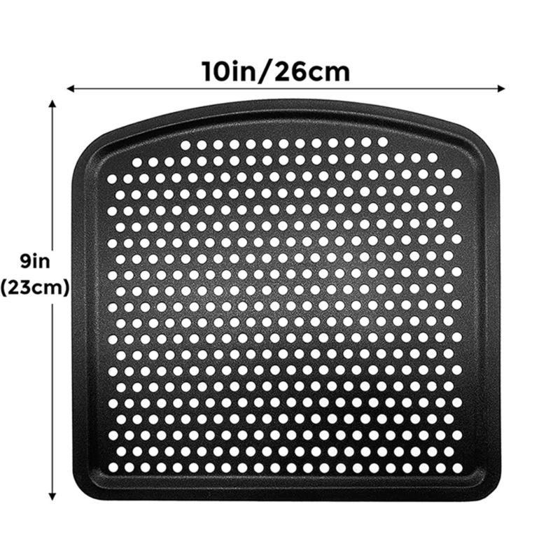 Bandeja de acero inoxidable para freidora de aire, 2 piezas, estante de cocina de repuesto para Innsky Chefman