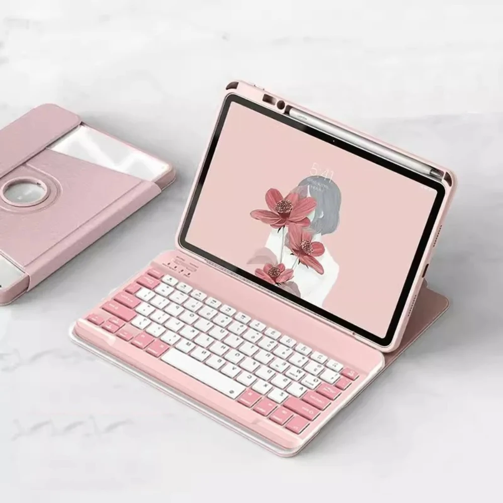Case with Keyboard Cover for iPad 11th Gen A16 2025 11 inch Air 11 2025 10th Gen Air7 6 5 4 3 Pro 2 1 10.2 9th 8th 7th Funda