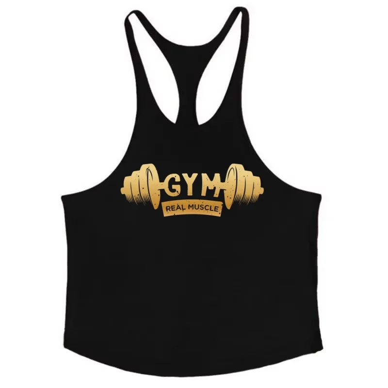 

Men's Cotton Narrow Strap Sleeveless Singlet, Bodybuilding Gym Tank Top with Lightweight for Workout & Outdoor Fitness