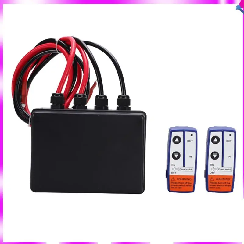 N96R 5000 Lbs Electric Winch Control Box Wireless Remote Control 250A Truck Mounted Crane Accessories Winch Control Box Easy Ins