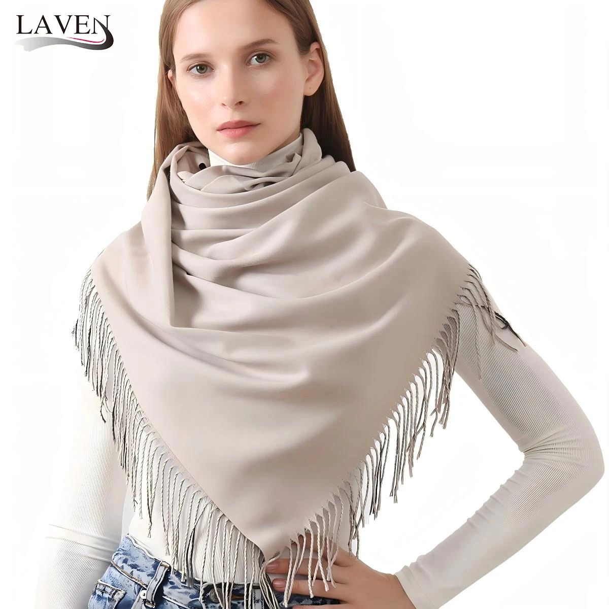 

Зимний однотонный шарф из пашмины, шаль для женщин, осенне-зимние шарфы, женские модные накидки, кашемировый шерстяной глушитель, бандалет