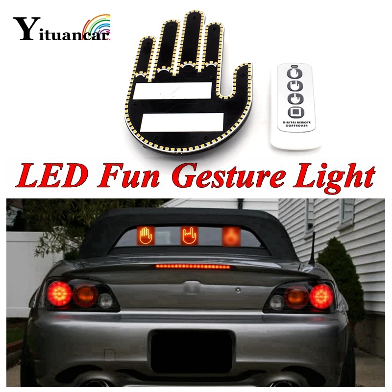 yituancar-1x-luz-led-de-advertencia-con-gestos-divertidos-control-remoto-para-auto-lampara-decorativa-con-interfaz-de-expresion-para-crear-atmosfera