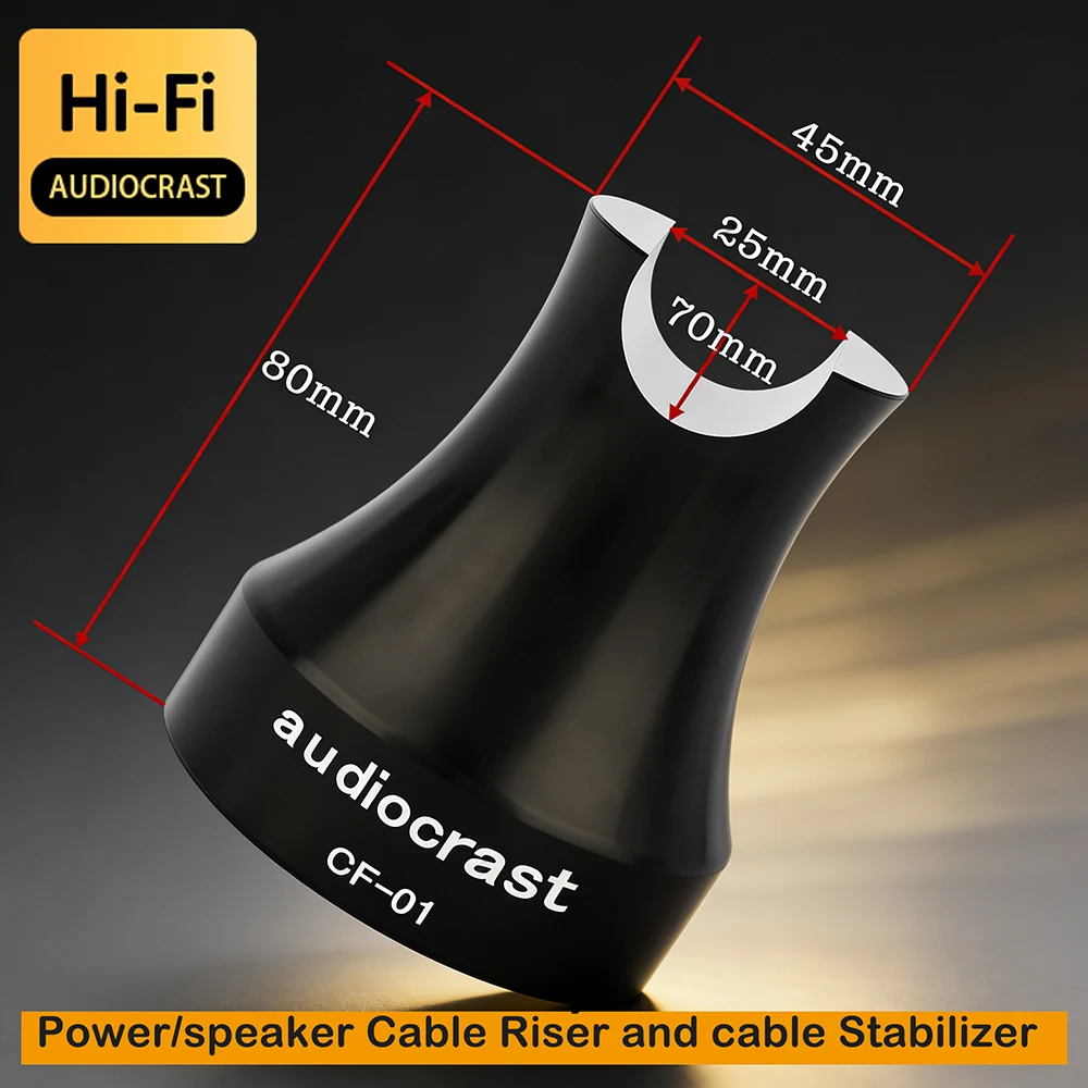 

Audiocrast CF201 усилитель питания/динамик кабель стойка и стабилизатор кабеля Держатель кабеля обжимный кабель подставка Кабельные ножки