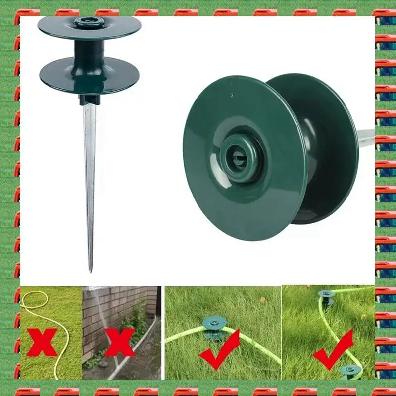 

2PCS Garden Hose Guide Nails Kit To Prevent The Garden Hose From Entering The Flower Bed For Plant Protection Set