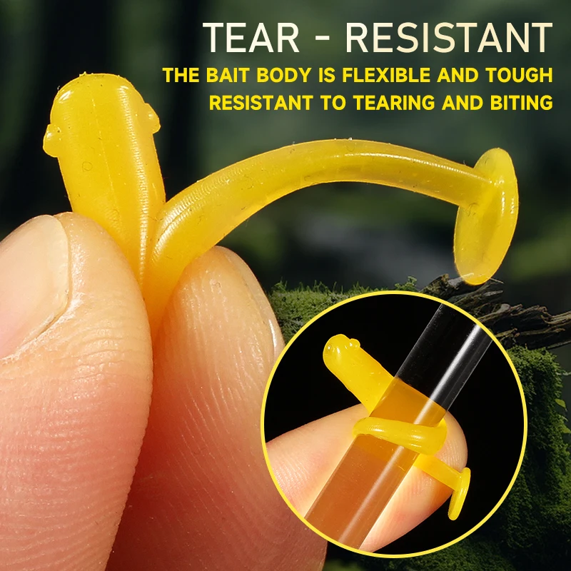 Supercontinent A soft bait new minnow 4cm/30pcs 2.7cm/50pcs fishing lures sinking tremor bait Soft Fishing Lure Fishy Worms lure
