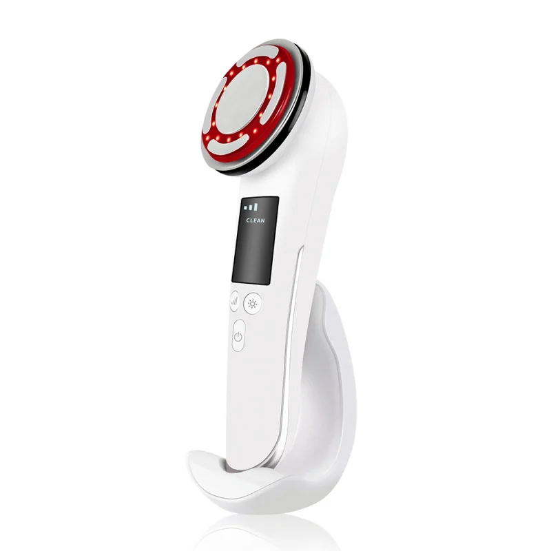 

Portable Handheld Electric Hot and cold pulse beauty instrument LED skin firming device facial