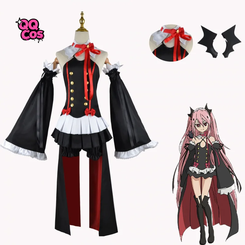 Серафим Конца Крул Цепеш Косплей Костюм Хэллоуин Карнавал Вечеринка Рождественская Игра Ролевая Одежда Одежда QQ Cos