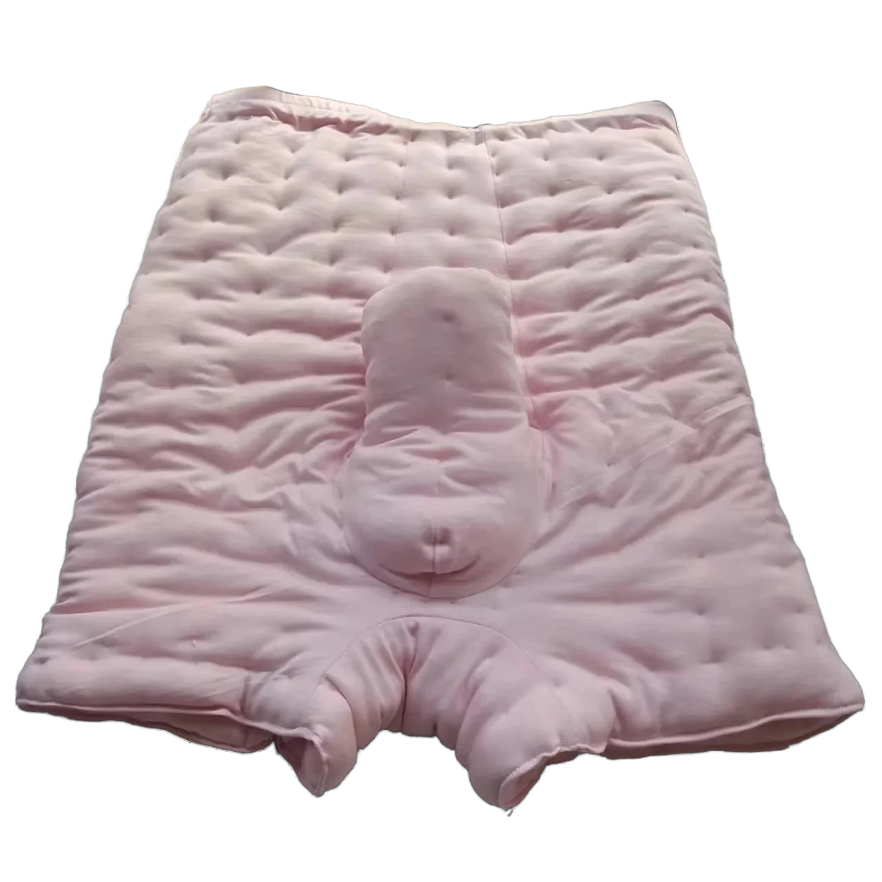 Handmade Man's High Waist Cotton Blend Puffy  Shorts Briefs Panty Boxer With Thong ABDL Incontineence Aids