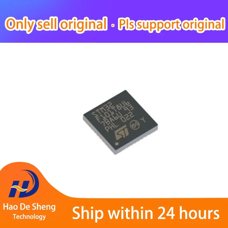 10PCS/LOT  STM32F101 STM32F101T8U6 QFN36 New Original in Stock