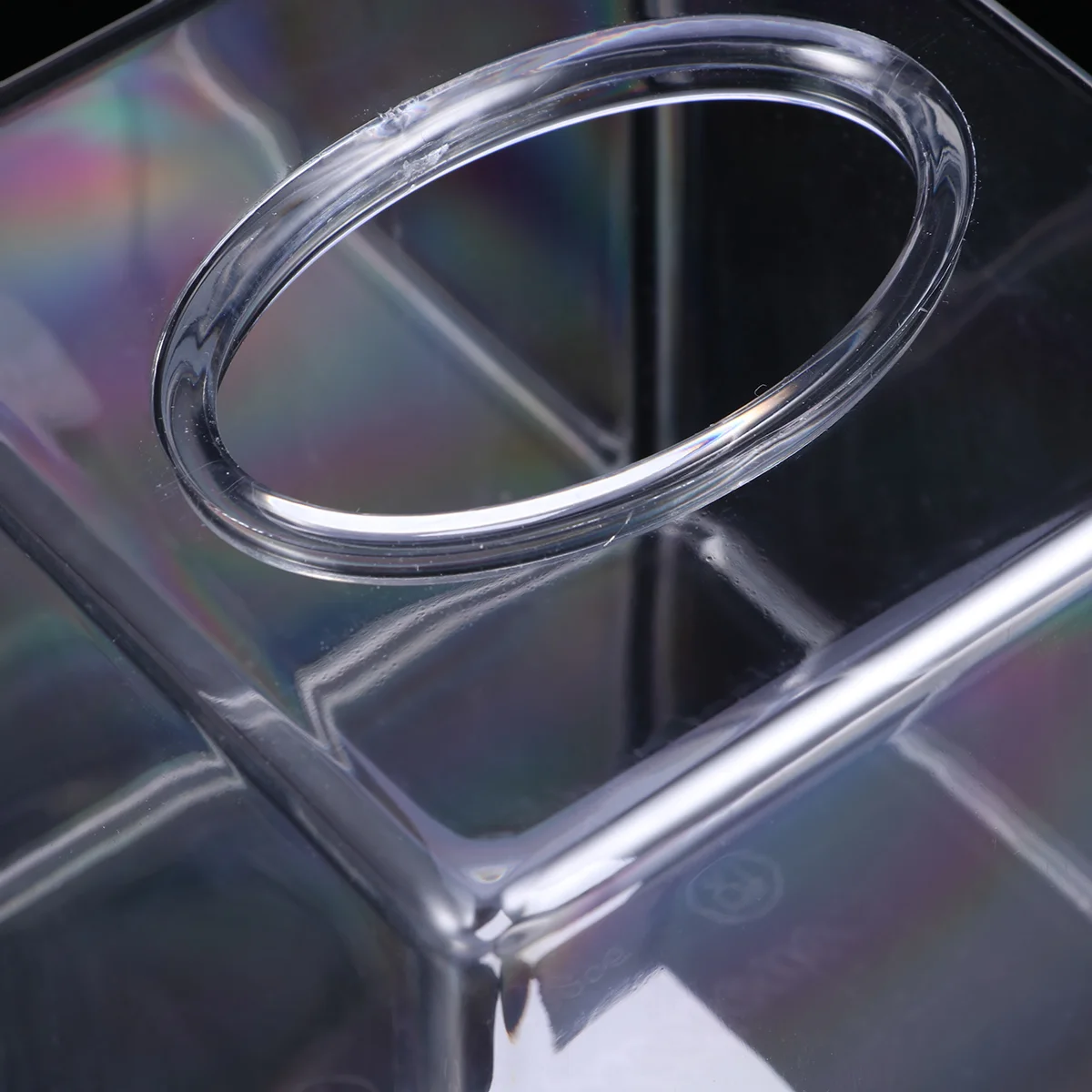 Tissue Box Acrylic Fashion Transparent Square Tissue Case Tissue Holder Paper Storage Box for Hotels Home Restaurants