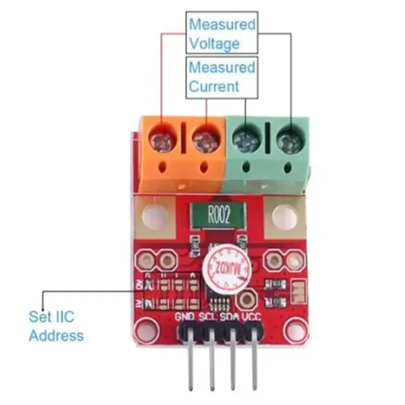 Well Made-Current Voltage Monitoring Sensor Module INA228 INA226 IIC I2C Interface Bi-Directional Zero-Drift Breakout Board INA2
