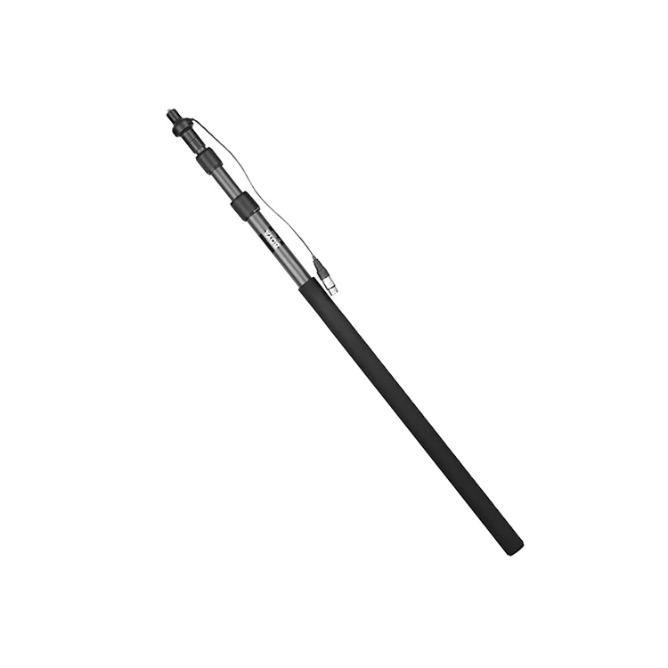 Bo Ya BY-PB25 Carbon Fiber Microphone Boompoles With Internal XLR Cable 1m (3.3') To 2.5m (8.2') Micro Boom Pole
