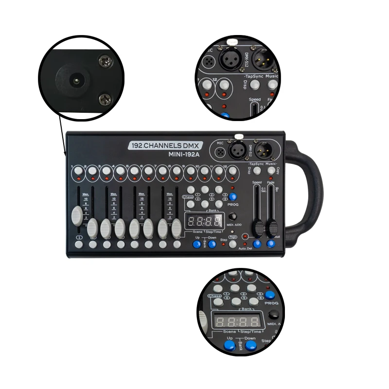 Imagem -02 - Universal Stage dj Light Controller Cenas Diferentes Aplicável ao Cabo Dmx de Pinos 192 Dmx512 240