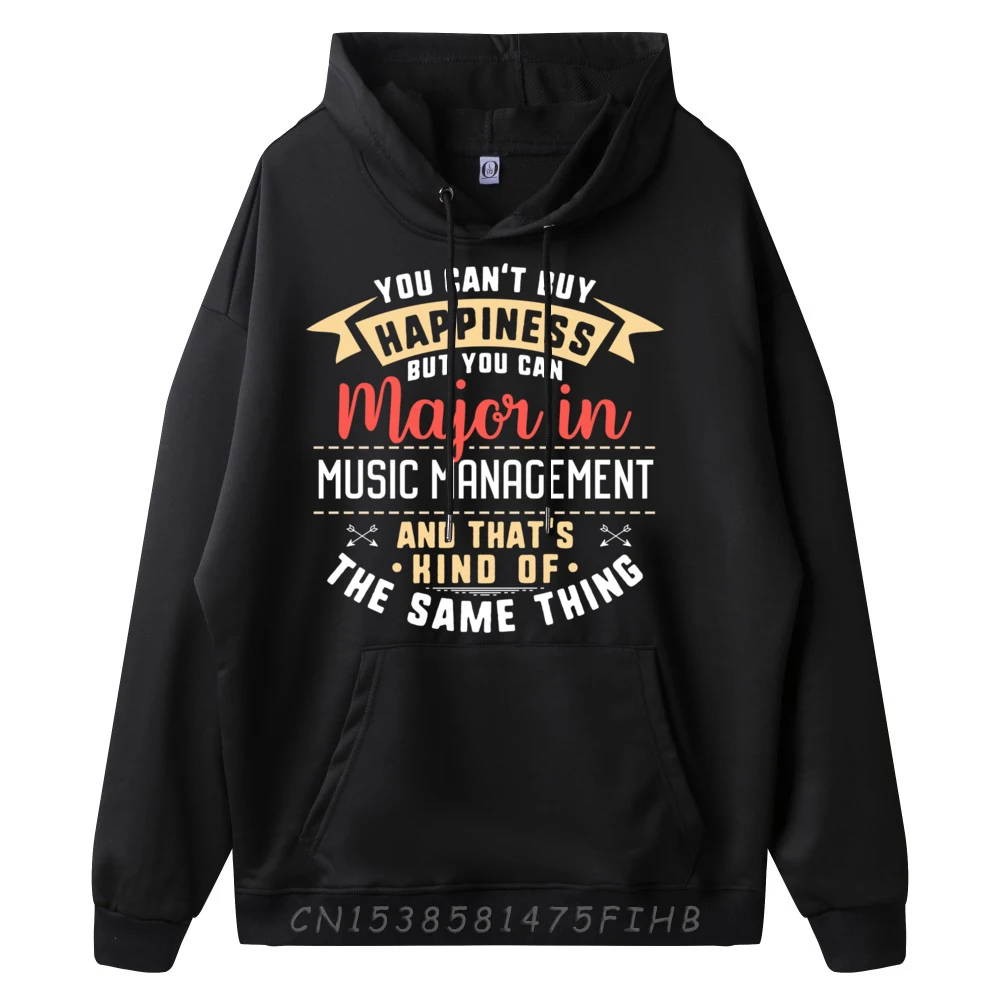 Funny Music Management Major StudenHoodies Graduation Plain Sweatshirts Wholesale Men's Clothing Deals Crazy