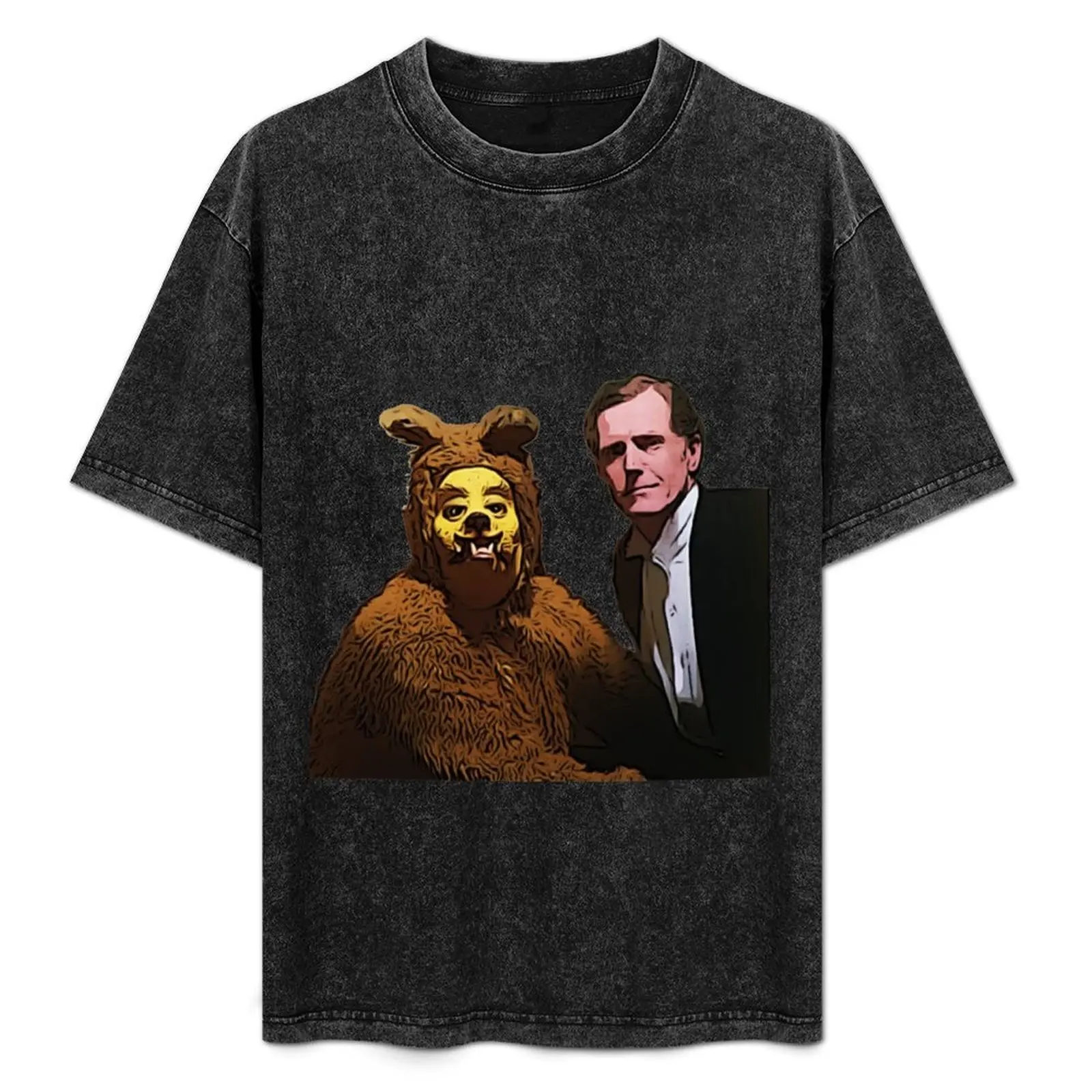 

The Shining Bear Costume Man Fellatio T-Shirt Simple Solid Color Crew Neck Tee